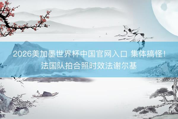 2026美加墨世界杯中国官网入口 集体搞怪！法国队拍合照时效法谢尔基